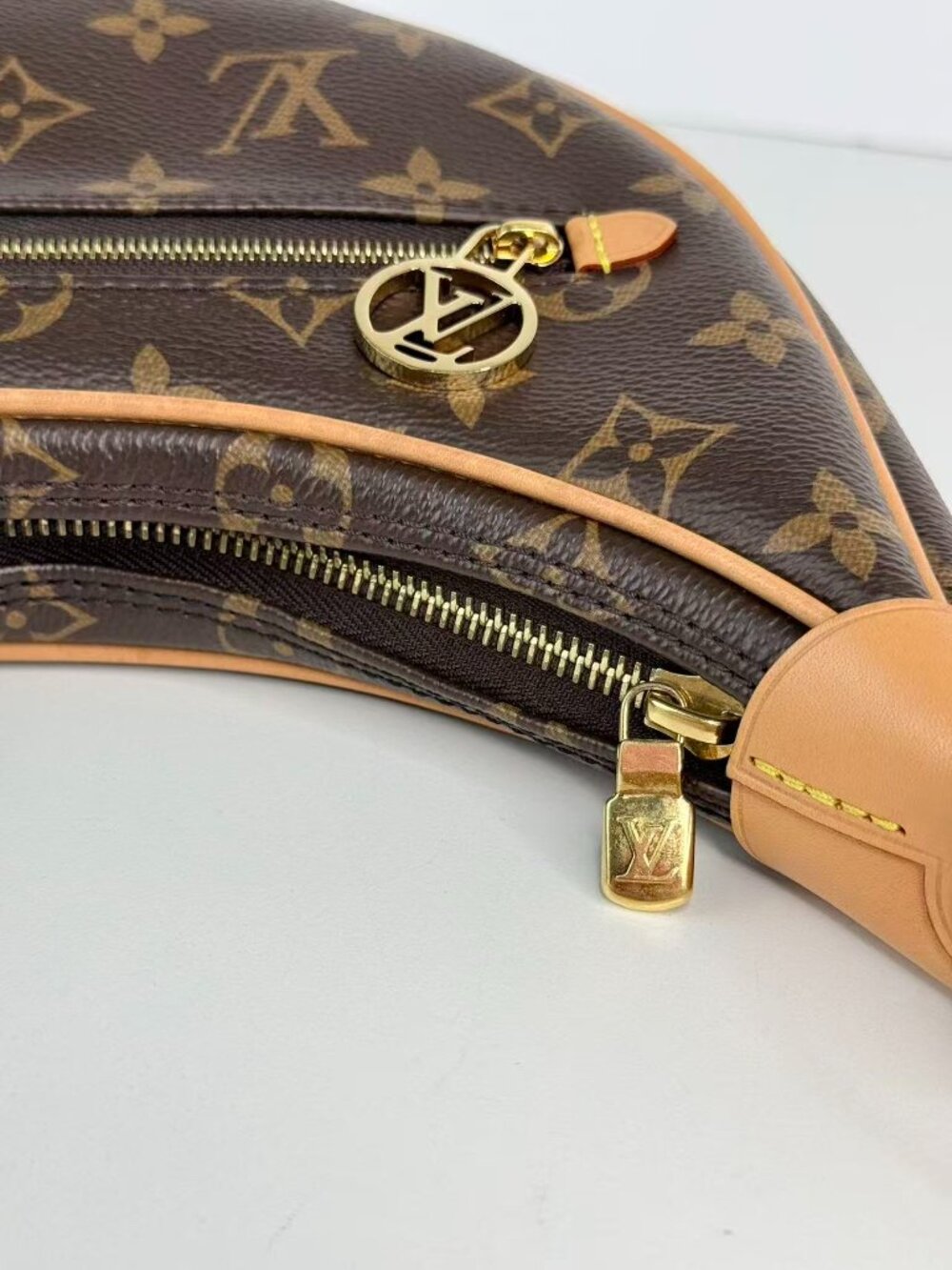 Louis Vuitton Loop Hobo PM Monogram Canvas Shoulder Crossbody Bag - Picture 11 of 13